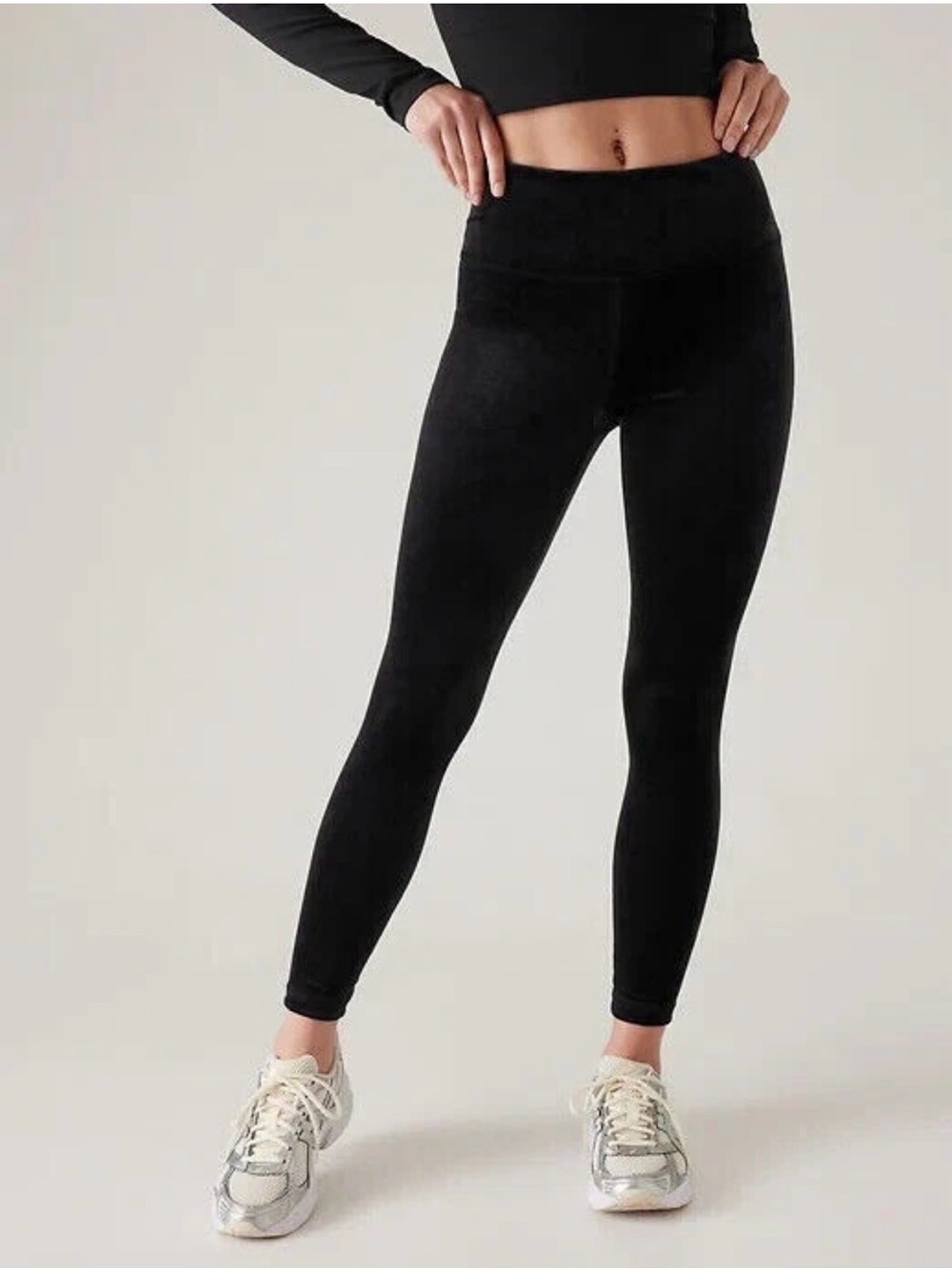 Athleta Black Velvet Elation Ultra High Rise Tight